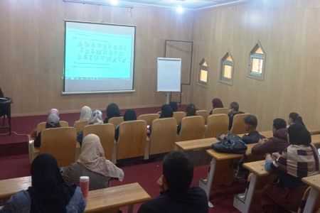 Classes start in the conference hall on Sunday 06 November
